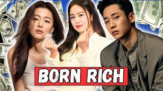 12 Korean Actors Who Were Born RICH  Jun Jihyun Jung HaeIn Lee Dahae Kim Taehee [upl. by Nahc239]