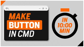 10 Min Challenge  How to make Clickable button On CMD  wwwthebateamorg [upl. by Katerine]