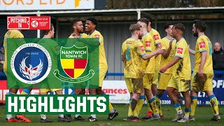 HIGHLIGHTS  Kidsgrove Athletic 14 Nantwich Town  PitchingIn NPL West  2324 [upl. by Ibmab589]