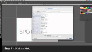 Set up a file for Spot UV printing in Illustrator [upl. by Earezed]