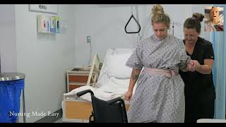 Ohio CNA Skill Ambulation Using A Gait Belt [upl. by Yetti145]