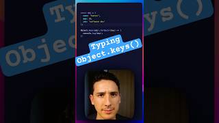 Typing Objectkeys in Typescript typescript typescripttutorial coding programming [upl. by Faubert818]