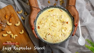 SOFTEST RASMALAI RECIPE  RASAMALAI SWEET RECIPE  TASTEOGRAM [upl. by Salesin]