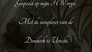 Psalm 26 vers 2 Domkerk Utrecht Hauptwerk [upl. by Yrocej]