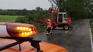 Tornado Hits Western German City At Least 30 Injured [upl. by Stockwell]