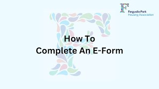 How To Complete an E Form [upl. by Melia]