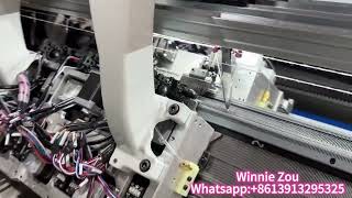 motorized brush flat knitting machine [upl. by Analed216]