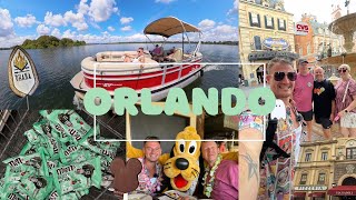 Ohana Breakfast Disney Pontoon Boat amp an Epcot Evening  ORLANDO DAY 7 [upl. by Yrallih]