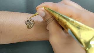 Easy and Beautiful Mehndi Design Tutorial for Beginners  Stepbystep Henna Art [upl. by Annoved]