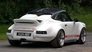 Retro Cars Leaving a Car Show Castle Howard Classic and Performance Show 2024 [upl. by Doughty]