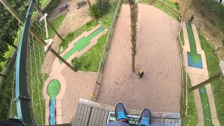 North Town at Vivary High Ropes Power Fan Descender [upl. by Geldens]