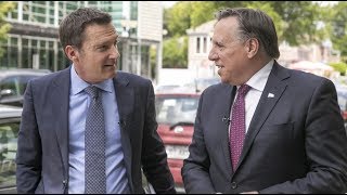 Fin de session  entrevue avec François Legault [upl. by Adnocahs794]