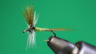 TURNER’S GREEN DRY FLY  FLY TYING TUTORIAL [upl. by Uhsoj]