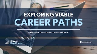 Exploring Viable Career Paths [upl. by Hama]