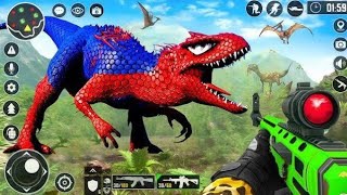 Real Dino Hunter 3D Hunting Game  Android Gameplay [upl. by Jenine142]