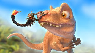 Rexy meets the Mountain King  Funny Dinosaur Cartoon for Families [upl. by Ettedranreb145]