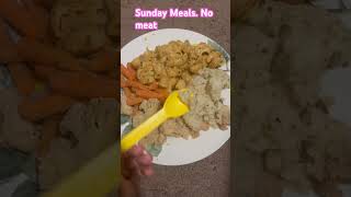 Meatless meals for vegetarian and vegans sundaymeal meatlessmeals vegan vegetarian food [upl. by Frederic]