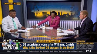 UNDISPUTED  Skip and Michael Irvin reacts to QB uncertainty looms after Williams Daniels [upl. by Seravat]