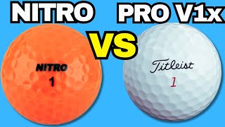 Cutting Open NITRO Golf Ball vs Pro V1x  What’s Inside [upl. by Iney]