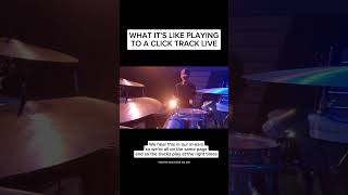 What its like to use a click track live and why livemusic clicktrack churchdrummer [upl. by Riley]