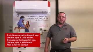 How to Install a MSZMUZGE09NA Heat Pump  Mitsubishi Electric Cooling amp Heating [upl. by Terchie]