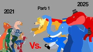 Willy’s Wonderland Vs Willy’s Wonderland 2 Part 12 Stick Nodes Animation [upl. by Lareena369]