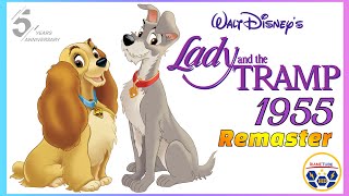 Lady And The Tramp 1955 Remaster Speed Drawing  RianeTubeHD [upl. by Ennovahc]