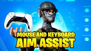 How to GET Aim Assist On KBM In Fortnite Newest Season  DONT USE REWASD [upl. by Aicinat933]