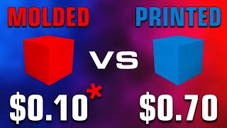 Calculating the REAL Per Part Cost for Injection Molding vs 3D Printing [upl. by Gilud]