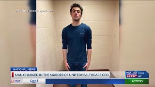 Man charged in the murder of UnitedHealthcares CEO [upl. by Kushner]