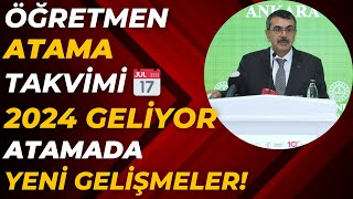 Öğretmenlere atama takvimi geliyor 📅 2024 takvim mülakat atama nasıl olacak [upl. by Goer]