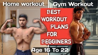 Best Workout Plans For Beginners Age 16 To 22  Full Body Workout [upl. by Enifesoj]