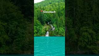 Giessbach Waterfalls Switzerland🇨🇭  switzerland swiss viralshorts mountains travel shorts [upl. by Yeffej]