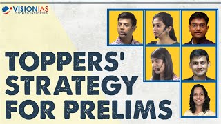 Toppers Strategy for Prelims [upl. by Atrebor571]