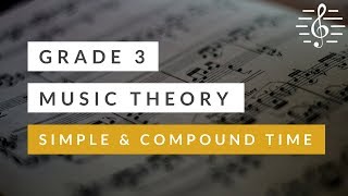 Grade 3 Music Theory  Simple amp Compound Time Signatures [upl. by Burt]