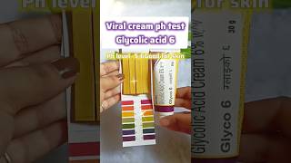 🤯Glycolic acid 6 ph test shorts skincare trending short [upl. by Saville865]