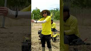 Pembuktian membongkar bedengan pakai Traktor 4 roda mini FTI2010DE traktormini shorts farming [upl. by Killoran476]