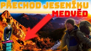 Přechod jeseníku POTKALI JSME MEDVĚDA vlog [upl. by Hoopes]