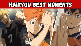 Haikyuu Season 4 Best moments 『ハイキュー』To the Top 2nd Season [upl. by Hallette]