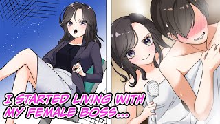 Manga Dub I started living with my female boss who dislikes me… RomCom [upl. by Pitts]