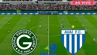 GOIÁS X AVAI  AO VIVO COM IMAGENS DO BRASILEIRÃO SERIE B  ASSISTA AGORA  JOGO DE HOJE  PES2021 [upl. by Naryb]