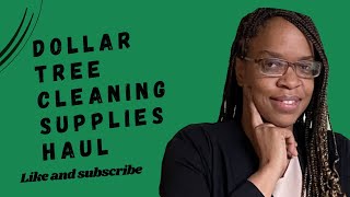 💁🏽‍♀️Dollar Tree cleaning supplies haul🛒🪣🧹🧽 [upl. by Edie]