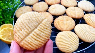 MAKKELIJKE KOEKJES RECEPT ZONDER BOTER OF MARGARINE CITROEN KOEKJES [upl. by Aip267]