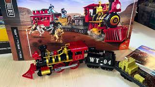 Build and review MEGA CONSTRUX Probuilder Train Heist FVR42 megabloks [upl. by Sander]