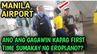 FIRST TIME SUMAKAY NG EROPLANO TIPS AND GUIDE KUNG ANONG DAPAT GAWIN AT TANDAAN SA LOOB NG AIRPORT [upl. by Annnora428]