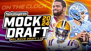 2024 NFL FirstRound Mock Draft For All 32 Picks THE DRAFT IS SET [upl. by Derwood]