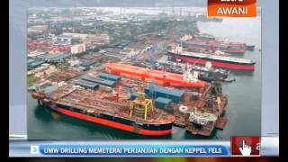 UMW Drilling memeterai perjanjian dengan Keppel Fels [upl. by Aneehsyt]