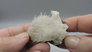 Natrolite on matrix from Cape Grim Australia – miniature [upl. by Liarret31]