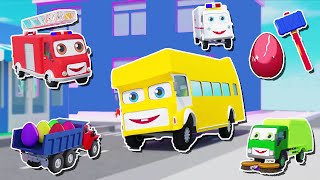 Humpty Dumpty  Vehicles Song  Had a Great Fall  Nursery Rhyme for Kids amp Songs  Preschool Rhymes [upl. by Balthazar]