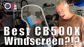 Givi Windshield Install and Review  Honda CB500X [upl. by Notneiuq]